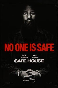 4s636 SAFE HOUSE teaser DS 1sh '12 cool image of Denzel Washington!