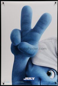 4s674 SMURFS 2 peace advance DS 1sh '13 fantasy family comedy, cool image of CG character!