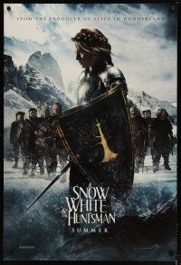 4s678 SNOW WHITE & THE HUNTSMAN summer teaser DS 1sh '12 cool image of Kristen Stewart!