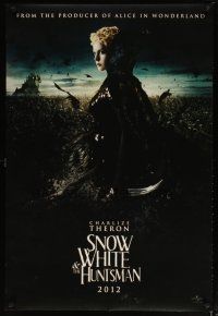 4s677 SNOW WHITE & THE HUNTSMAN 2012 teaser DS 1sh '12 cool image of sexy Charlize Theron!
