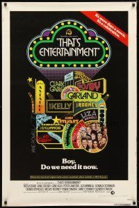 4s733 THAT'S ENTERTAINMENT int'l 1sh '74 best scenes from classic MGM Hollywood movies!