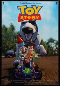 4s759 TOY STORY int'l 1sh '95 Disney & Pixar cartoon, Buzz & Woody on RC car!
