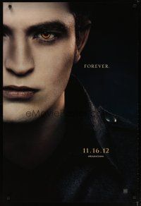 4s773 TWILIGHT SAGA: BREAKING DAWN - PART 2 teaser DS 1sh '12 Robert Pattinson as Edward Cullen!