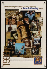 4s799 WARNER BROS 75TH ANNIVERSARY video 1sh '98 Clint Eastwood, Paul Newman, Lauren Bacall & more!