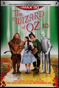 4s824 WIZARD OF OZ PG style advance DS 1sh R13 Victor Fleming, Judy Garland all-time classic!
