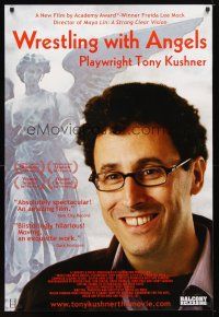 4s839 WRESTLING WITH ANGELS: PLAYWRIGHT TONY KUSHNER 1sh '06 theatrical writing documentary!