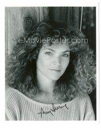 4t517 AMY IRVING signed 8x10 REPRO still '80s great close up portrait of the pretty actress!