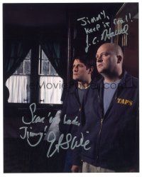 4t605 GHOST HUNTERS signed color 8x10 REPRO still '00s by Jason Hawes AND Grant Wilson!