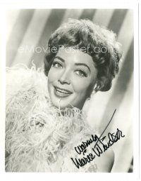 4t676 MARIE WINDSOR signed 8x10 REPRO still '90s wonderful smiling close up portrait of the star!