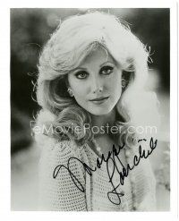 4t694 MORGAN FAIRCHILD signed 8x10 REPRO still '90s wonderful close up smiling portrait of the star