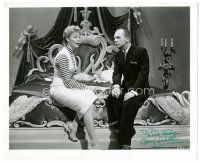 4t721 RAY WALSTON signed 8x10 REPRO still '90s on bed with sexy Gwen Verdon in Damn Yankees!