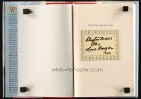 4t120 CLAYTON MOORE signed bookplate in hardcover book '96 his autobiography I Was That Masked Man!