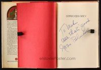 4t129 JOAN BLONDELL signed hardcover book '72 her biography written as a novel, Center Door Fancy!