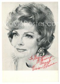 4t239 VIVIAN BLAINE signed 5x7 fan photo '80s the Guys & Dolls actress later in her career!