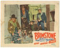 4t201 BRIMSTONE signed LC #8 '49 by James Brown, who's with Cameron & Brennan with guns drawn!