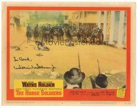 4t208 HORSE SOLDIERS signed LC #5 '59 by William Wellman Jr., cool scene of cavalrymen charging!