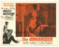 4t220 ORGANIZER signed LC #3 '64 by director Mario Monicelli, c/u of sexy half-naked Annie Girardot