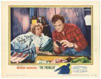 4t223 PROWLER signed LC #4 '51 by Evelyn Keyes, who's with Van Heflin loading his gun, Joseph Losey