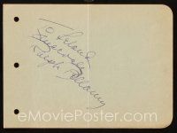 4t257 RALPH BELLAMY signed 5x6 cut album page '30s can be framed with a repro still!