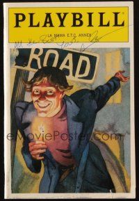 4t096 KEVIN BACON signed playbill '88 when he appeared on the Broadway stage in Road!