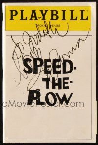 4t099 MADONNA signed playbill '88 when she appeared on the Broadway stage in Speed the Plow!