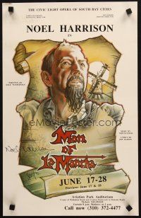 4t002 NOEL HARRISON signed stage play WC '90s when he appeared as Don Quixote in Man of La Mancha!