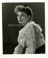 4t354 INGRID BERGMAN signed 8x10 still '41 great close portrait from Dr. Jekyll & Mr. Hyde!