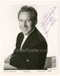 4t364 JAMES WHITMORE signed 8x10.25 still '53 great smiling portrait from The Hoaxters!