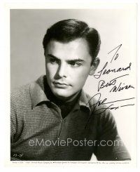 4t381 JOHN SAXON signed 8x10 still '60 head & shoulders c/u of the actor when he was super young!