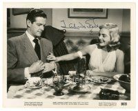 4t414 LIZABETH SCOTT signed 8x10 still '50 goofing around with Robert Cummings from Paid in Full!