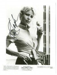 4t453 PIA ZADORA signed 8x10 still '82 sexy c/u with ice cream Harold Robbins' The Lonely Lady!
