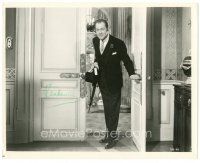 4t458 REX HARRISON signed 8.25x10.25 still '64 full-length in doorway from The Yellow Rolls-Royce!