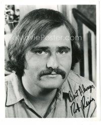 4t465 ROB REINER signed 8.25x10 still '60s super young portrait with long hair & mustache!