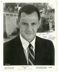 4t502 TONY RANDALL signed 8.25x10.25 still '55 close portrait wearing suit & tie from Fluffy!
