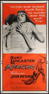 4w597 APACHE 3sh R60s directed by Robert Aldrich, Native American Burt Lancaster & Jean Peters!