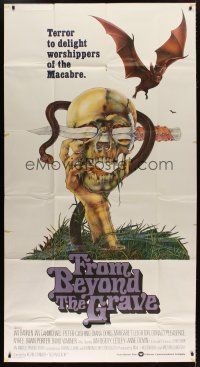 4w712 FROM BEYOND THE GRAVE int'l 3sh '75 different Lamb horror art of dagger through skull!