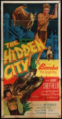 4w751 HIDDEN CITY 3sh '50 great images of Johnny Sheffield as Bomba the Jungle Boy!