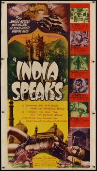 4w765 INDIA SPEAKS 3sh R49 Richard Halliburton documentary showing all the wonders of India!