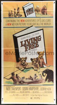 4w803 LIVING FREE 3sh '72 written by Joy Adamson, Elsa the Lioness was Born Free!