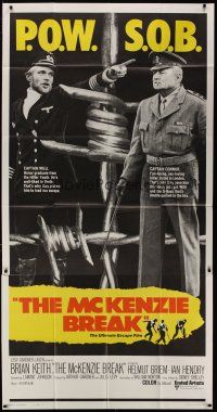 4w824 McKENZIE BREAK int'l 3sh '71 Brian Keith in the ultimate World War II escape film!
