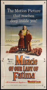 4w829 MIRACLE OF OUR LADY OF FATIMA 3sh '52 a true story that reaches deep inside you!