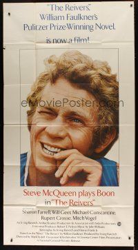 4w887 REIVERS int'l 3sh '69 close up of rascally Steve McQueen, from William Faulkner's novel!