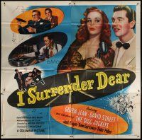 4w292 I SURRENDER DEAR 6sh '48 Gloria Jean, David Street, introducing The Disc Jockeys!