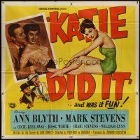 4w303 KATIE DID IT 6sh '51 art of sexiest Ann Blyth, there's a laugh for every scandalous second!
