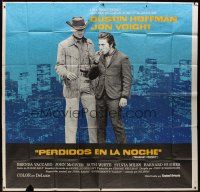 4w318 MIDNIGHT COWBOY Spanish/U.S. 6sh '69 Dustin Hoffman, Jon Voight, John Schlesinger classic!