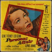 4w336 PERSONAL AFFAIR 6sh '54 Gene Tierney thinks husband Leo Genn has affair with his student!