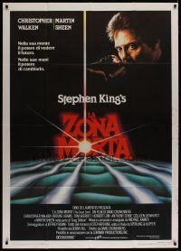 4w419 DEAD ZONE Italian 1p '84 David Cronenberg, Stephen King, he has the power to see the future!