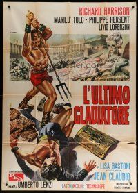 4w486 MESSALINA VS. THE SON OF HERCULES Italian 1p '64 Lenzi's L'ultimo gladiatore, Casaro art!