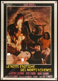 4w529 SEXY NIGHTS OF THE LIVING DEAD Italian 1p '80 Le notti erotiche dei morti viventi, wild!