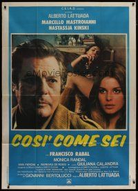 4w544 STAY AS YOU ARE Italian 1p '78 Marcello Mastroianni, Nastassja Kinski, Cosi come sei!